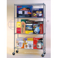 NSF Chrome Metal Wire Supermarket Grocery Display Shelf Rack Factory